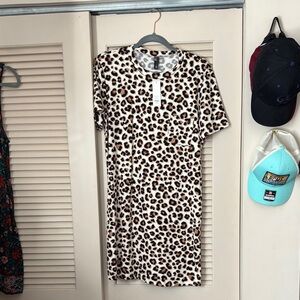 Leopard Print Women's Dress
